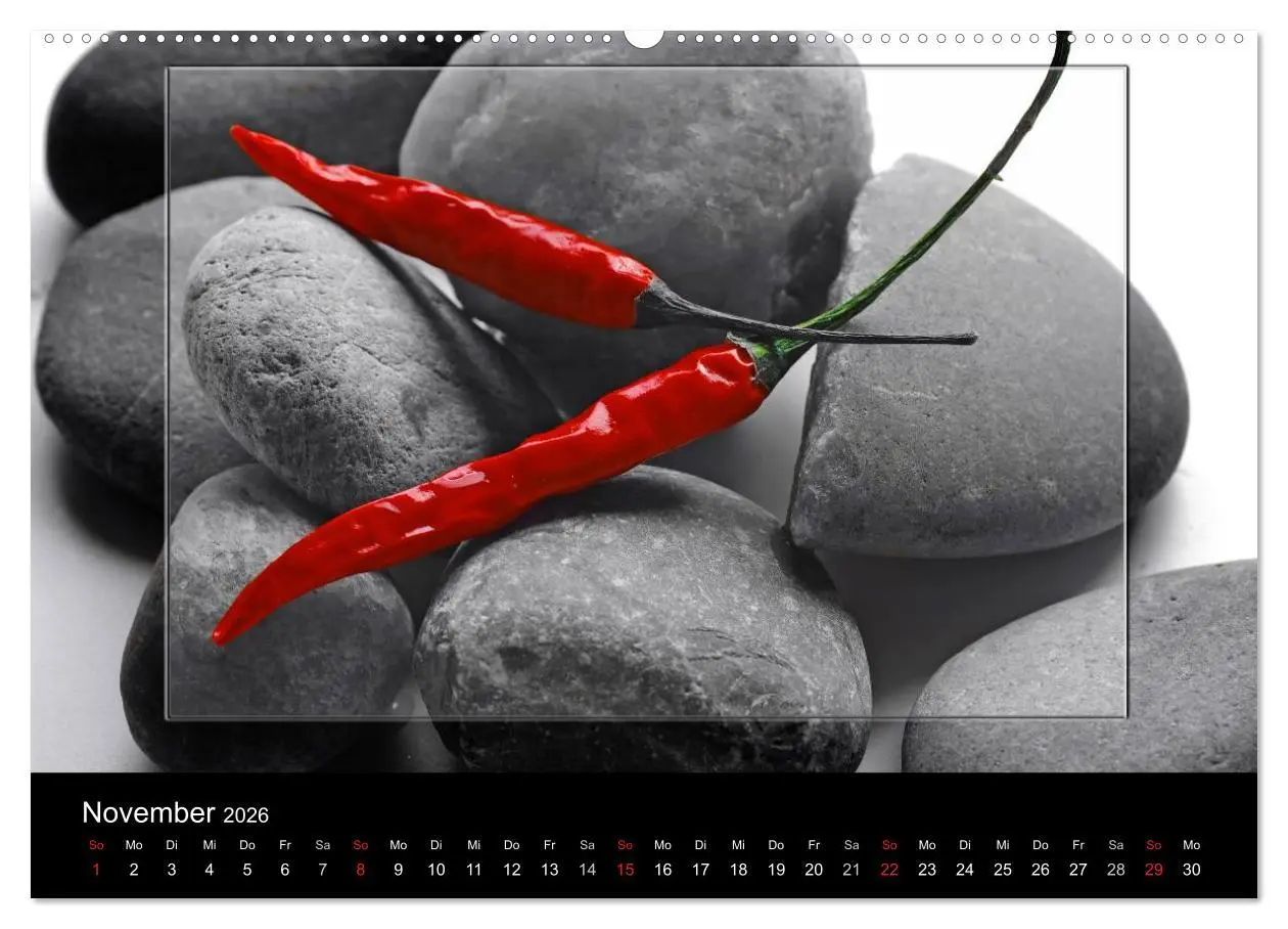 Bild: 9783516203707 | Hot Chili Küchen Kalender (hochwertiger Premium Wandkalender 2026...