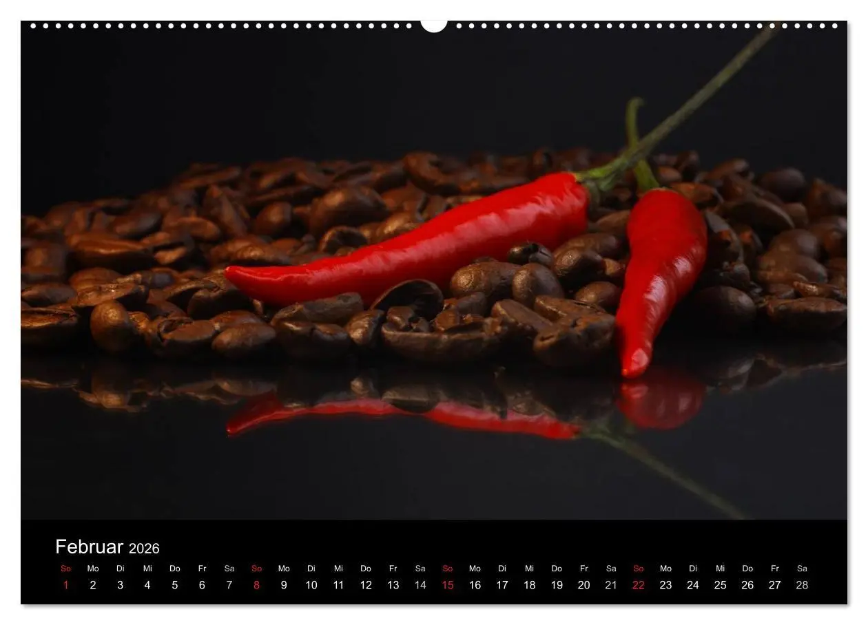 Bild: 9783516203707 | Hot Chili Küchen Kalender (hochwertiger Premium Wandkalender 2026...