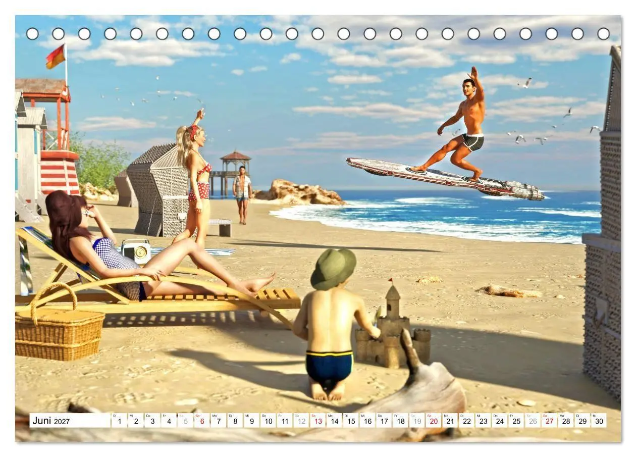 Bild: 9783569223707 | 50s Future - Retro SciFi (Tischkalender 2027 DIN A5 quer), CALVENDO...
