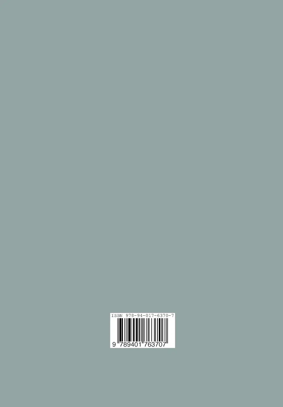 Rückseite: 9789401763707 | The Solar Spectrum | C. De Jager (u. a.) | Taschenbuch | xiv