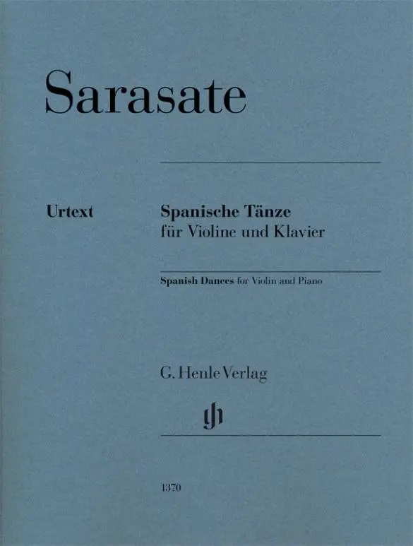 Cover: 9790201813707 | Spanische Tänze für Violine und Klavier, Urtext | Pablo De Sarasate
