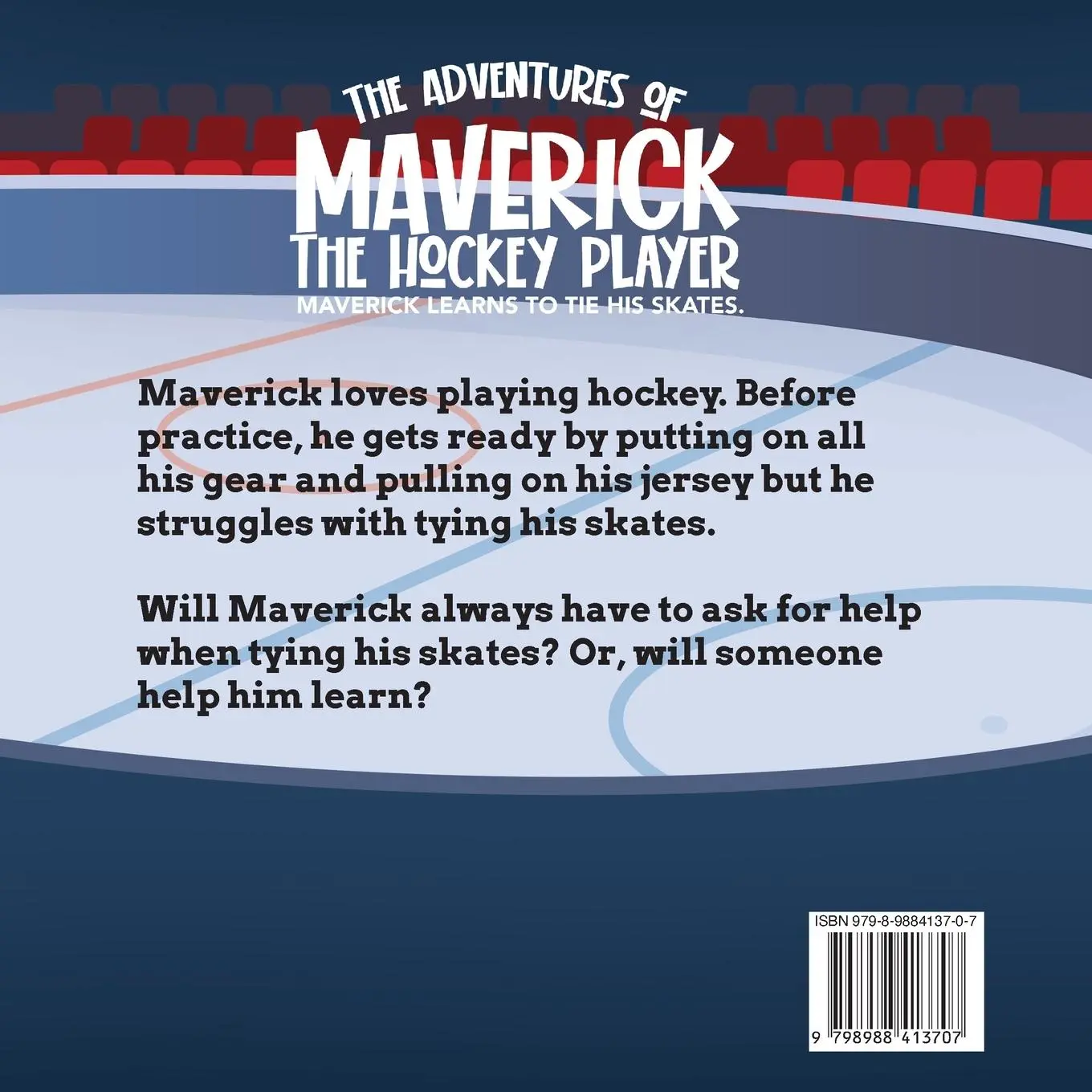 Rückseite: 9798988413707 | Maverick Learns to Tie His Skates | Gina Usufzy (u. a.) | Taschenbuch