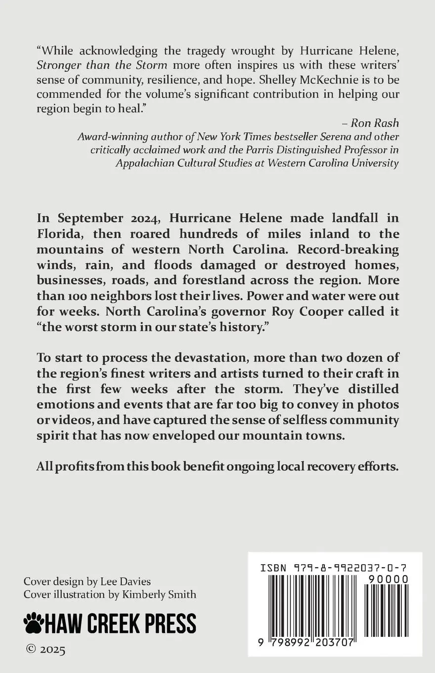 Rückseite: 9798992203707 | Stronger Than The Storm | Hurricane Helene in Western North Carolina