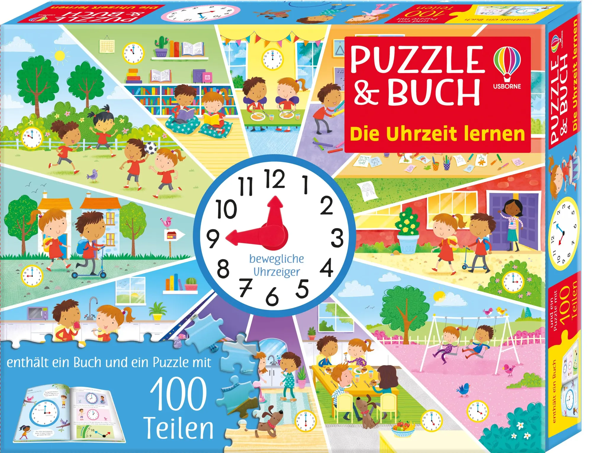 Cover: 9781035703807 | Puzzle &amp; Buch: Die Uhrzeit lernen | Taschenbuch | 24 S. | Deutsch