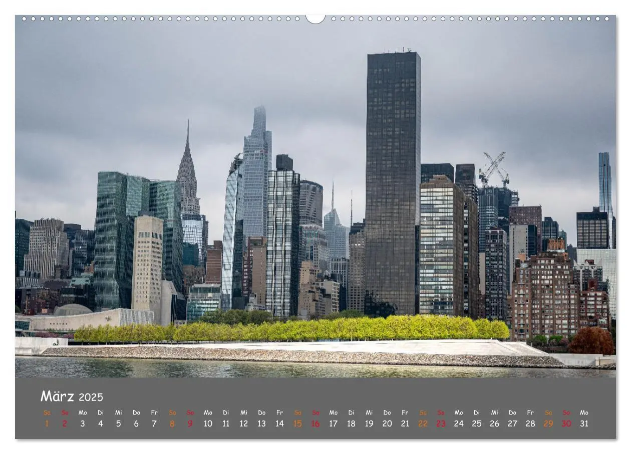 Bild: 9783435013807 | Faszination New York (Wandkalender 2025 DIN A2 quer), CALVENDO...