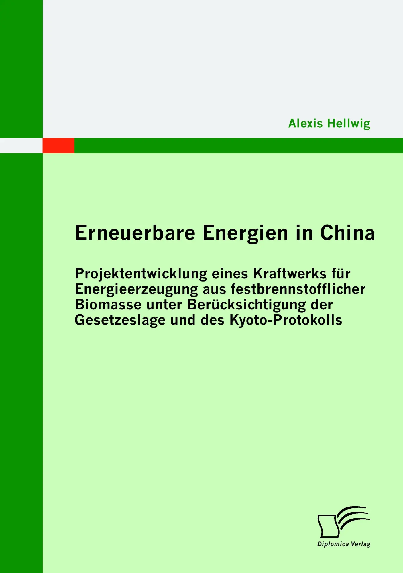 Cover: 9783836683807 | Erneuerbare Energien in China: Projektentwicklung eines Kraftwerks...