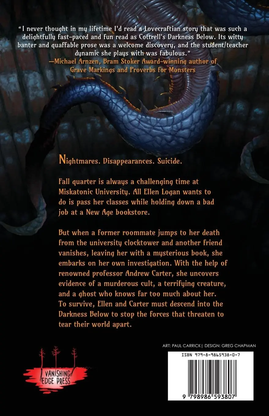 Rückseite: 9798986593807 | Darkness Below | Barbara Cottrell | Taschenbuch | Englisch | 2023