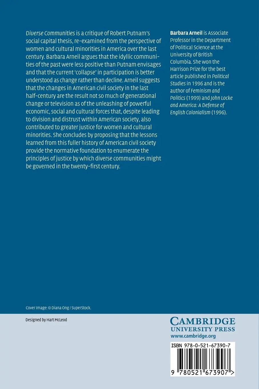 Rückseite: 9780521673907 | Diverse Communities | The Problem with Social Capital | Barbara Arneil