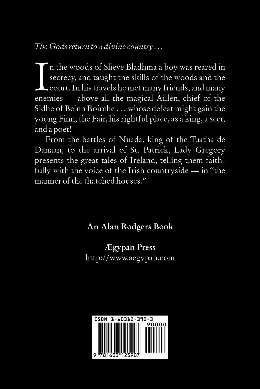 Rückseite: 9781603123907 | Gods and Fighting Men by Lady I. A. Gregory, Fiction, Fantasy,...