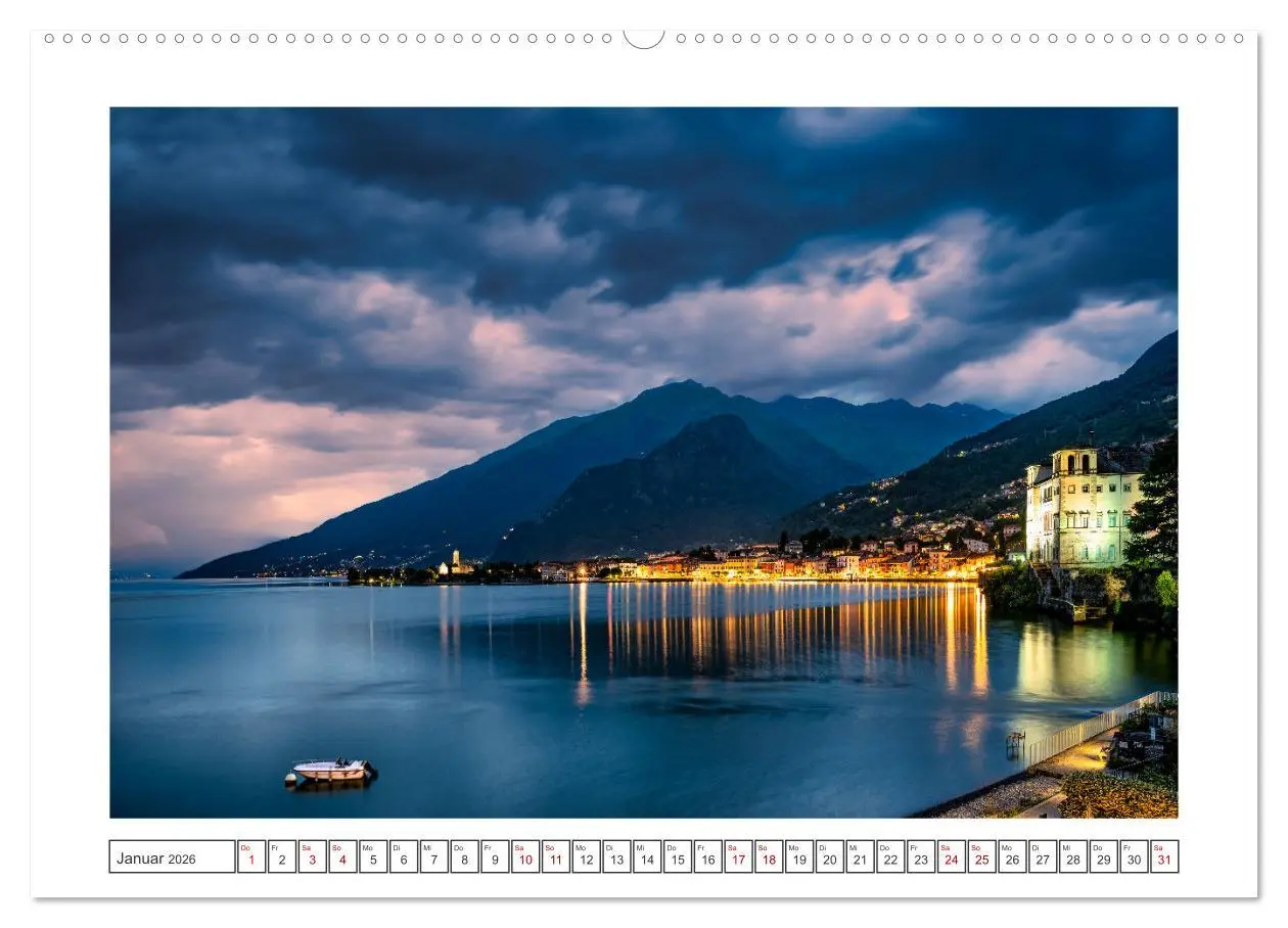 Bild: 9783457333907 | Traumziele am Comer See (Wandkalender 2026 DIN A2 quer), CALVENDO...
