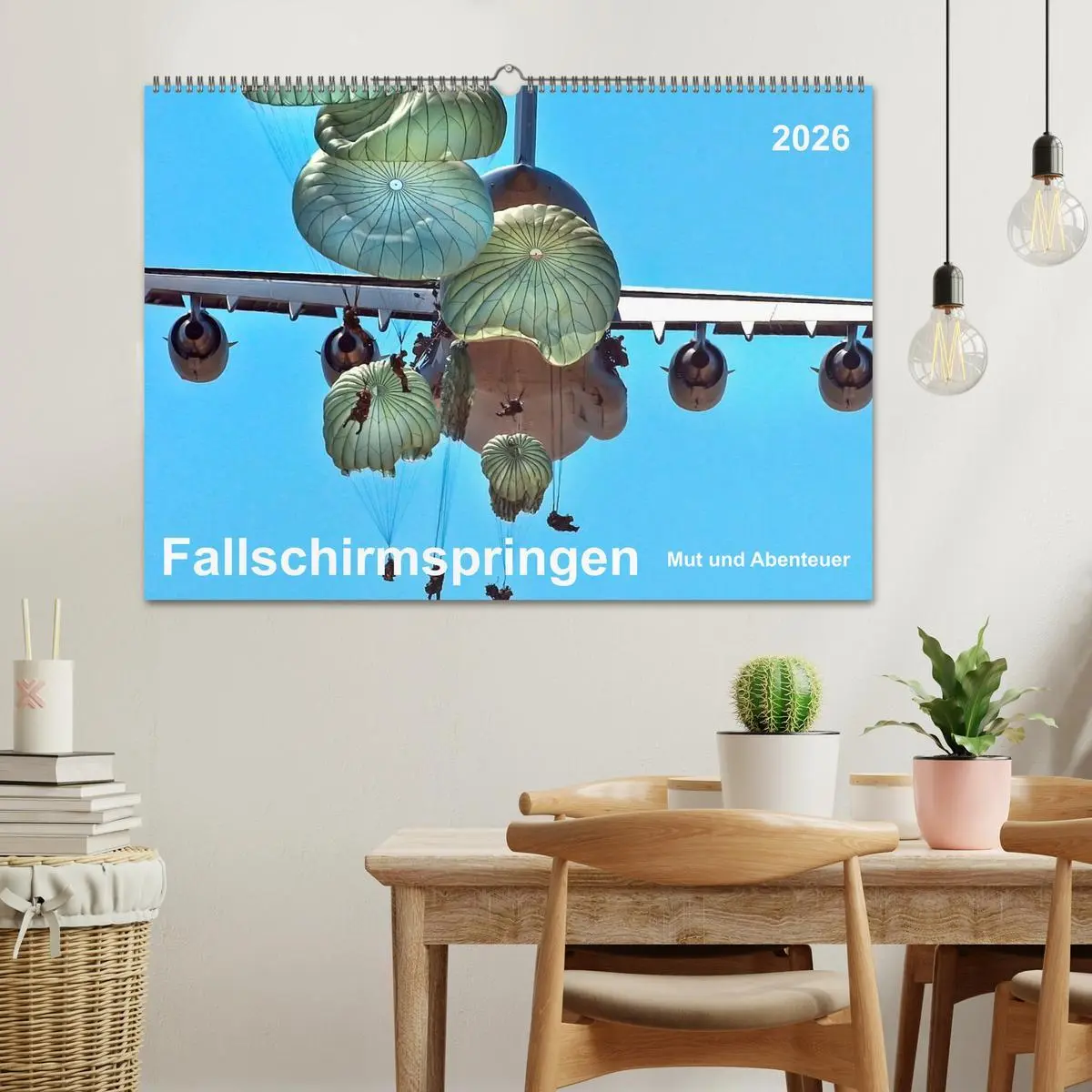 Bild: 9783516043907 | Fallschirmspringen - Mut und Abenteuer (Wandkalender 2026 DIN A2...
