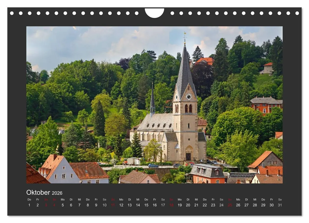 Bild: 9783516113907 | Kulmbach (Wandkalender 2026 DIN A4 quer), CALVENDO Monatskalender