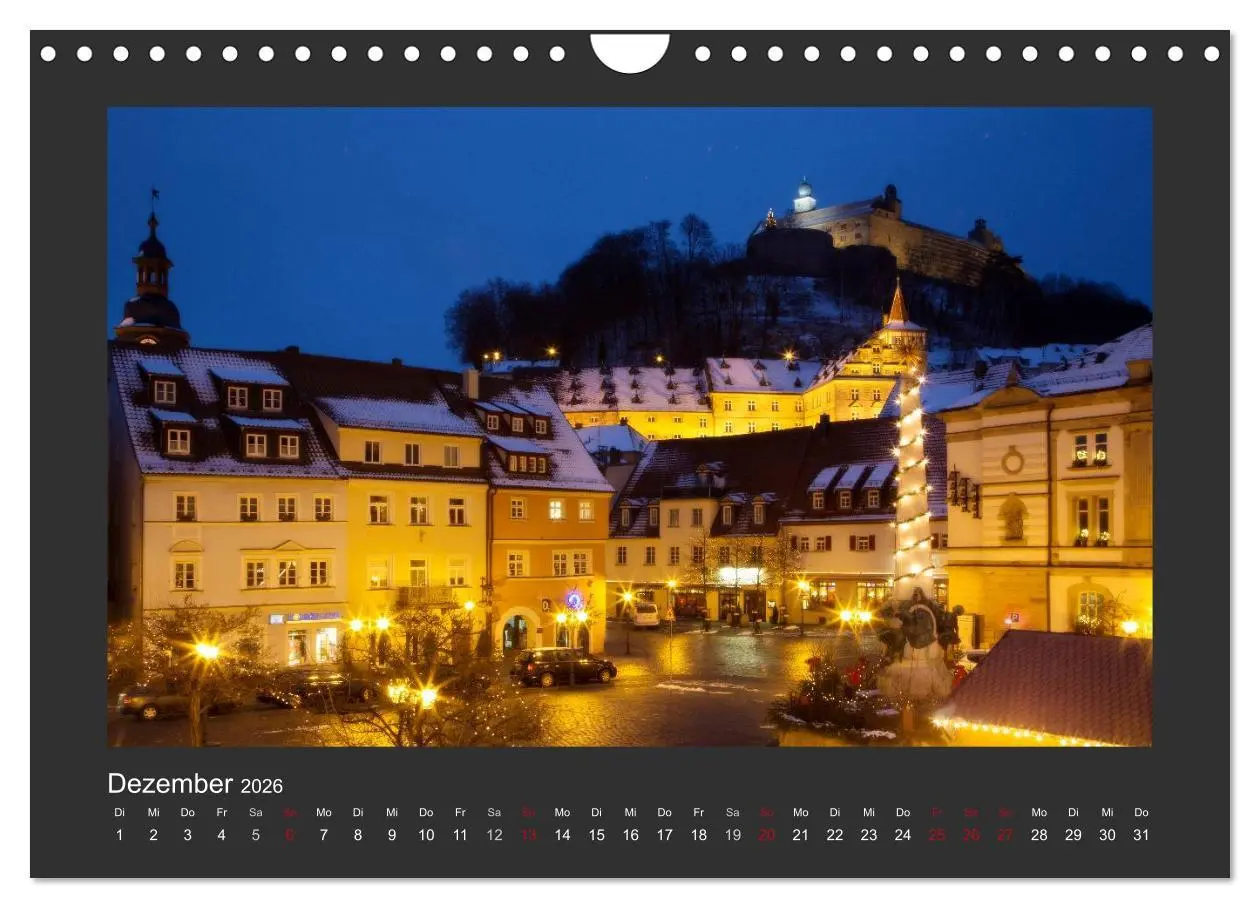 Bild: 9783516113907 | Kulmbach (Wandkalender 2026 DIN A4 quer), CALVENDO Monatskalender