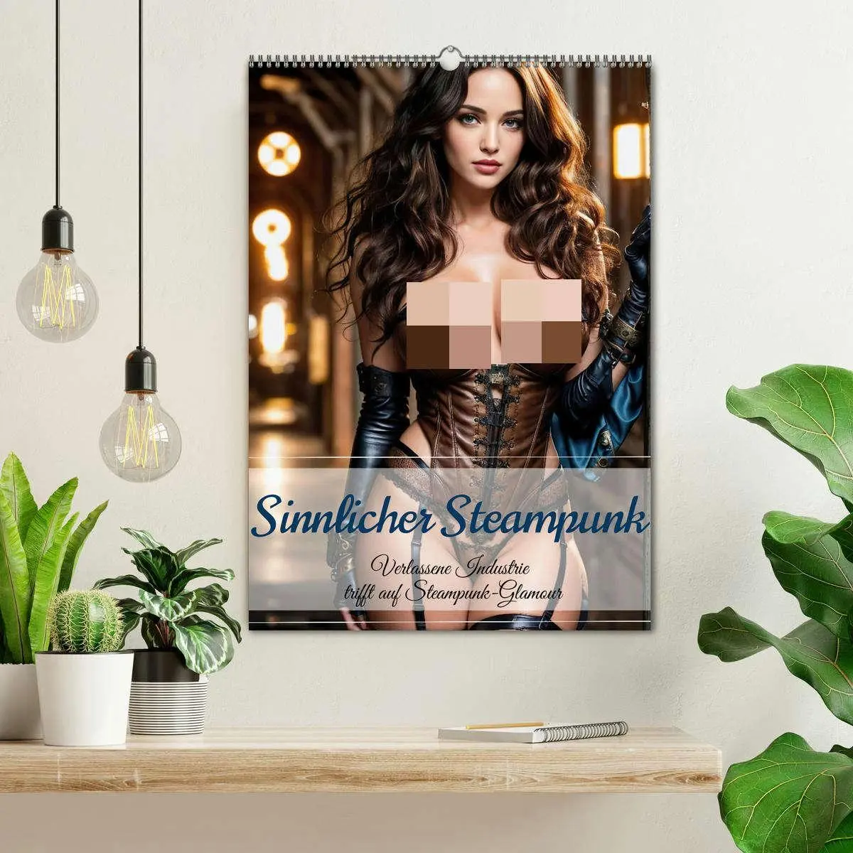 Bild: 9783516283907 | Sinnlicher Steampunk (Wandkalender 2026 DIN A2 hoch), CALVENDO...