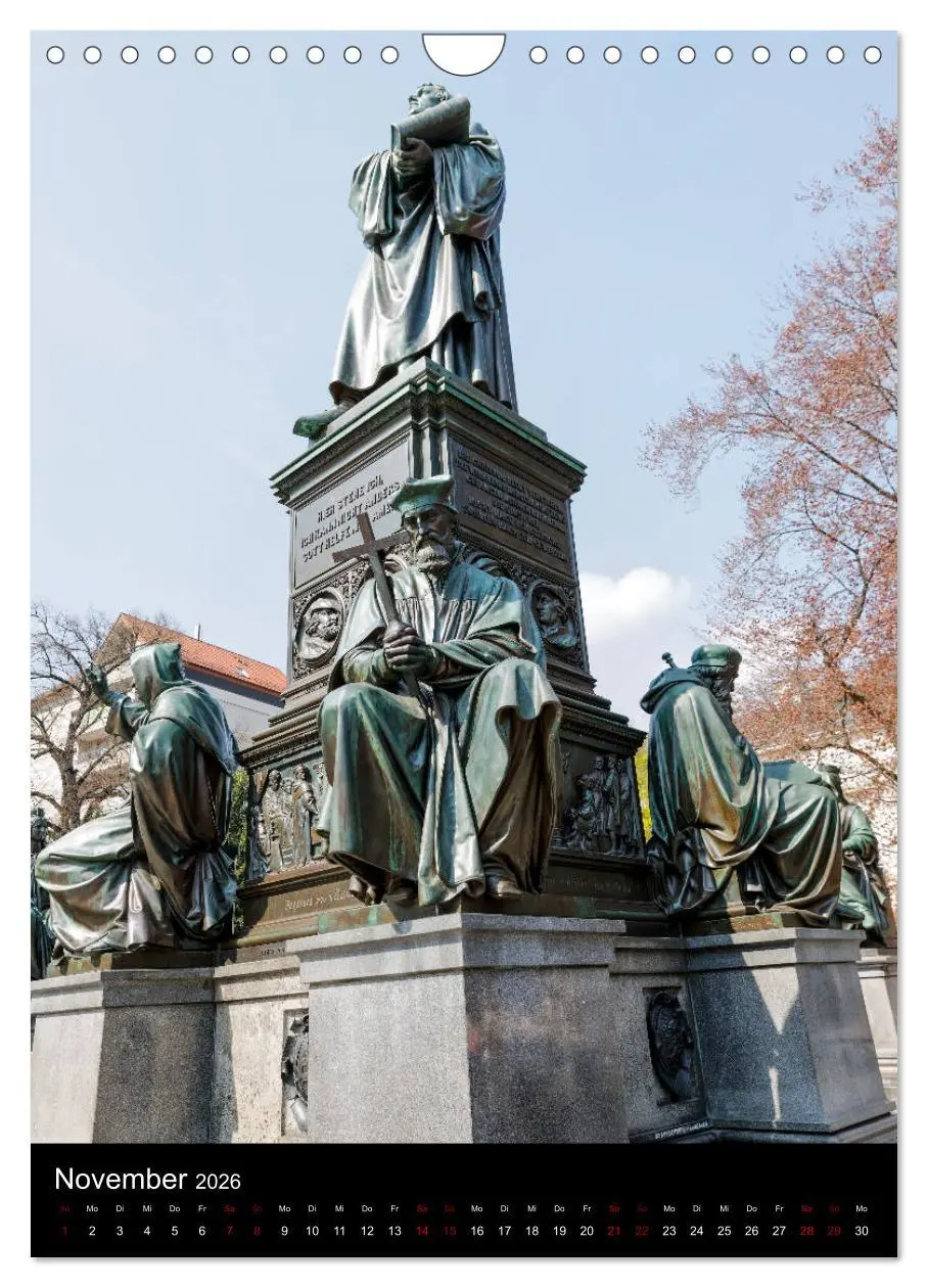 Bild: 9783516423907 | Luther - Stationen eines Lebens (Wandkalender 2026 DIN A4 hoch),...