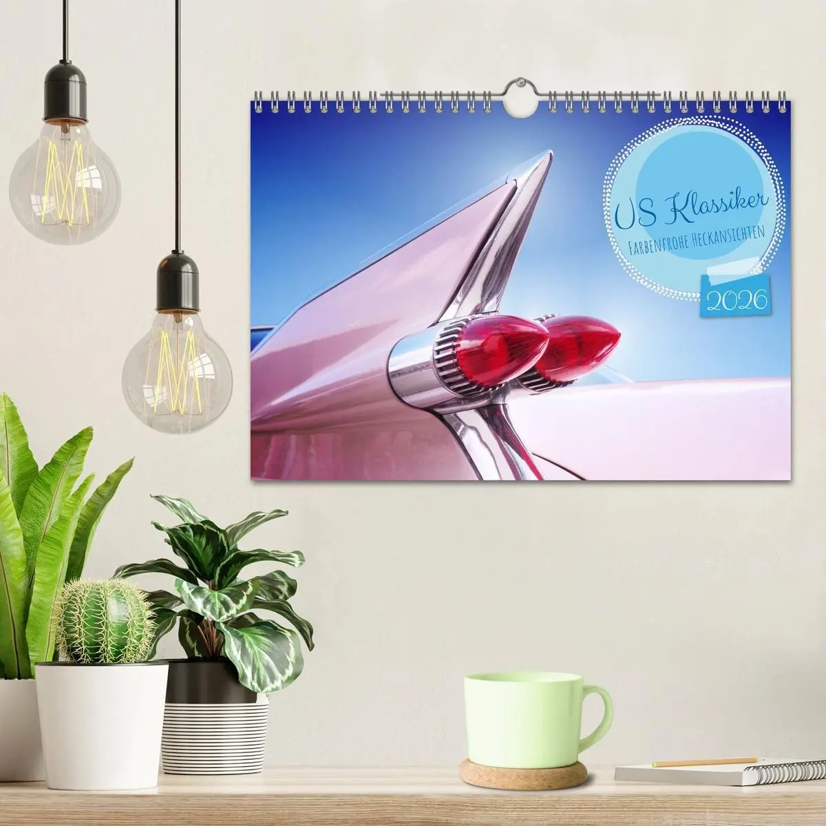 Bild: 9783516663907 | US Klassiker Farbenfrohe Heckansichten (Wandkalender 2026 DIN A4...