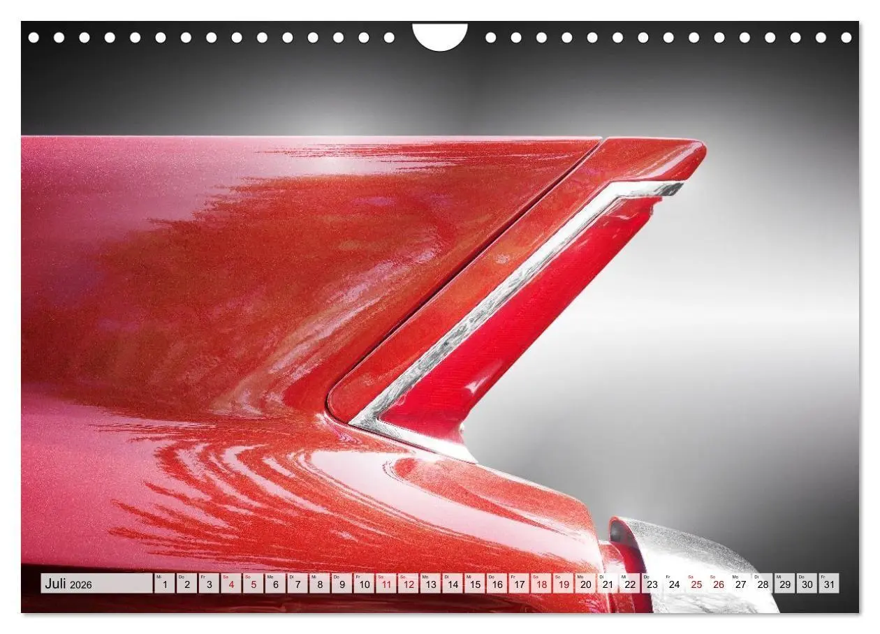Bild: 9783516663907 | US Klassiker Farbenfrohe Heckansichten (Wandkalender 2026 DIN A4...
