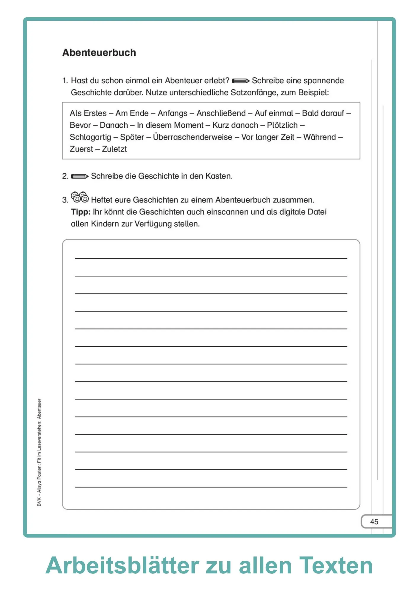Bild: 9783965203907 | Fit im Leseverstehen - Abenteuer | Alisya Pauten | Broschüre | 52 S.