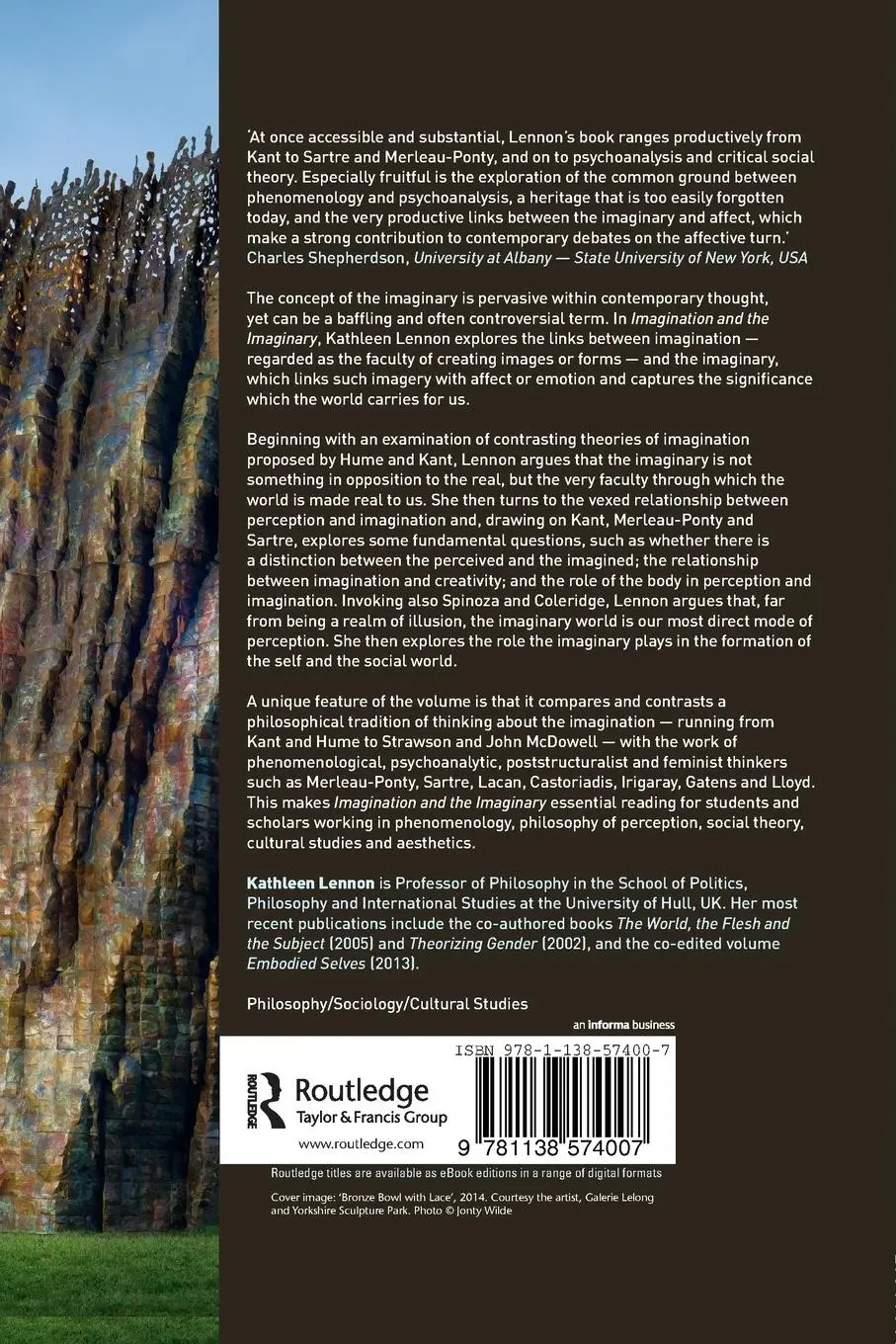 Rückseite: 9781138574007 | Imagination and the Imaginary | Kathleen Lennon | Taschenbuch | 2017