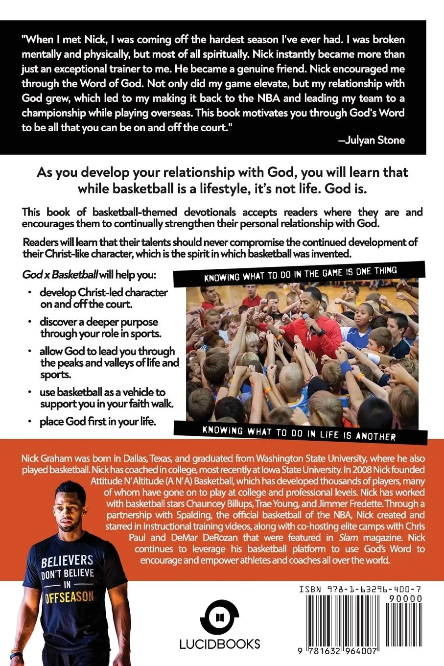 Rückseite: 9781632964007 | God x Basketball | Nick Graham | Taschenbuch | Kartoniert / Broschiert