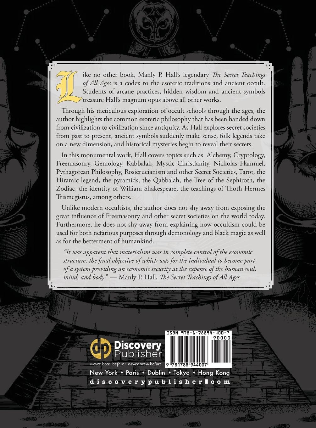 Rückseite: 9781788944007 | The Secret Teachings of All Ages | Manly Palmer Hall | Buch | Englisch