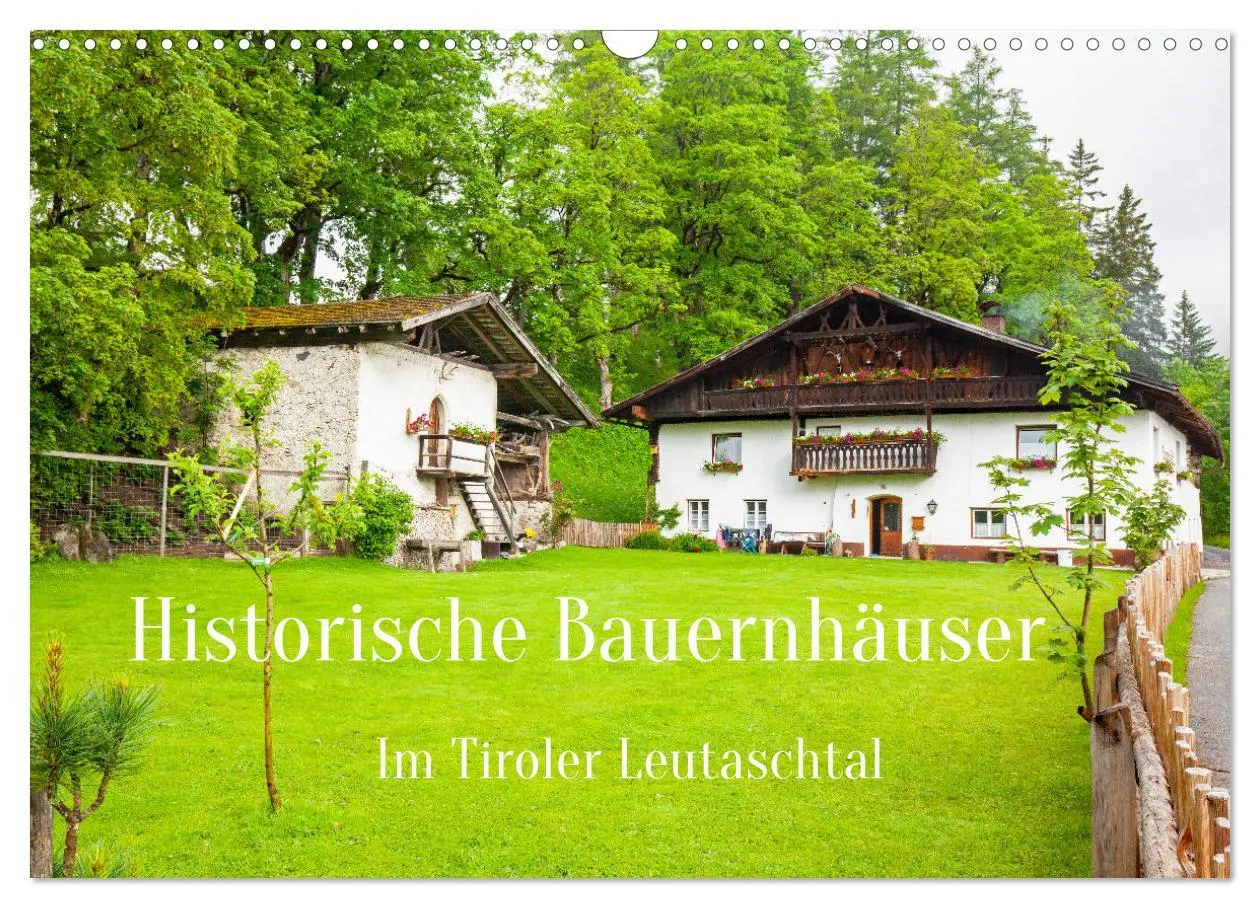 Cover: 9783457394007 | Historische Bauernhäuser im Tiroler Leutaschtal (Wandkalender 2026...