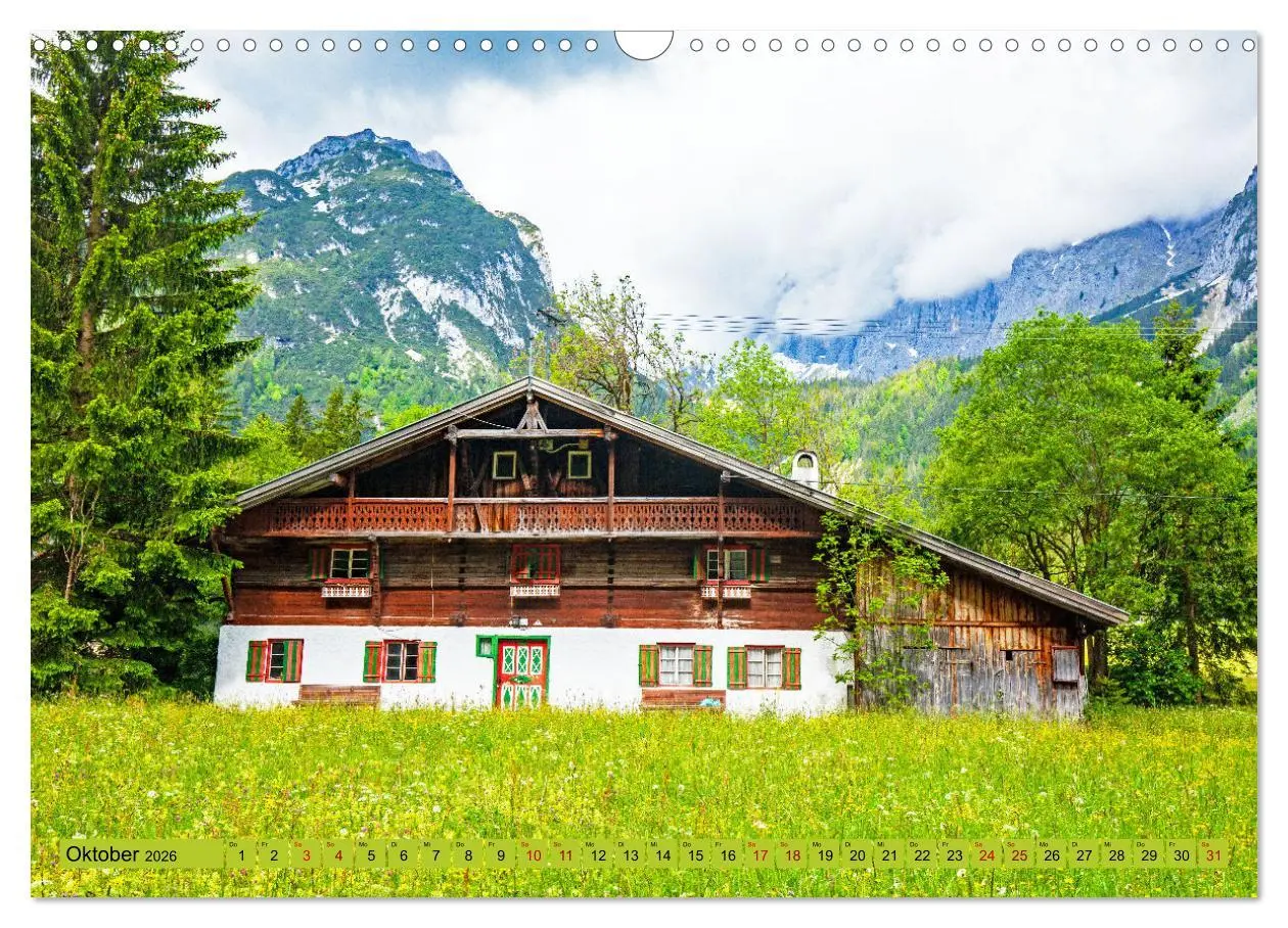 Bild: 9783457394007 | Historische Bauernhäuser im Tiroler Leutaschtal (Wandkalender 2026...