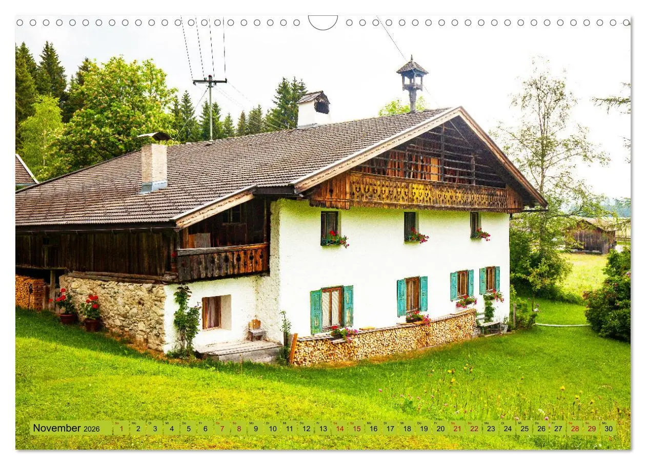 Bild: 9783457394007 | Historische Bauernhäuser im Tiroler Leutaschtal (Wandkalender 2026...