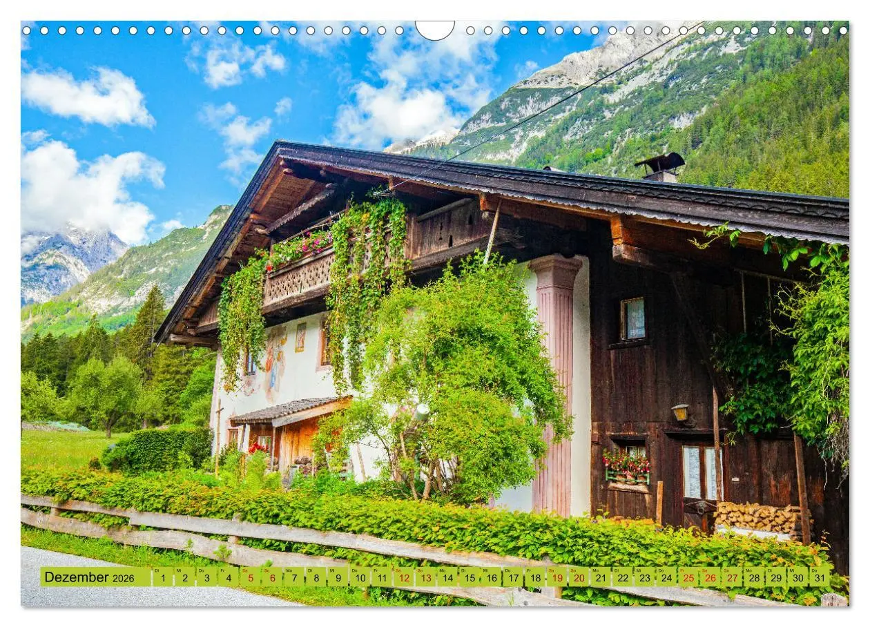 Bild: 9783457394007 | Historische Bauernhäuser im Tiroler Leutaschtal (Wandkalender 2026...