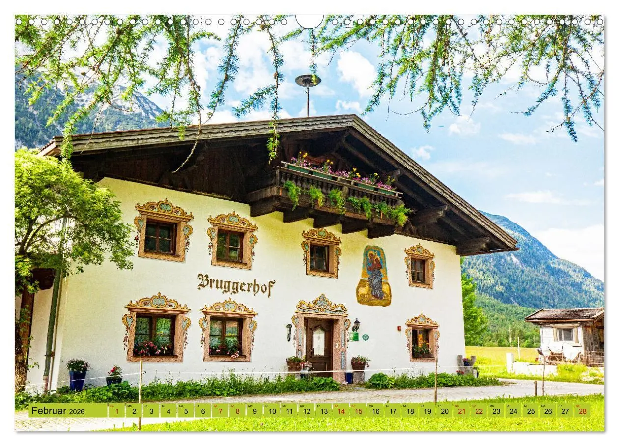 Bild: 9783457394007 | Historische Bauernhäuser im Tiroler Leutaschtal (Wandkalender 2026...