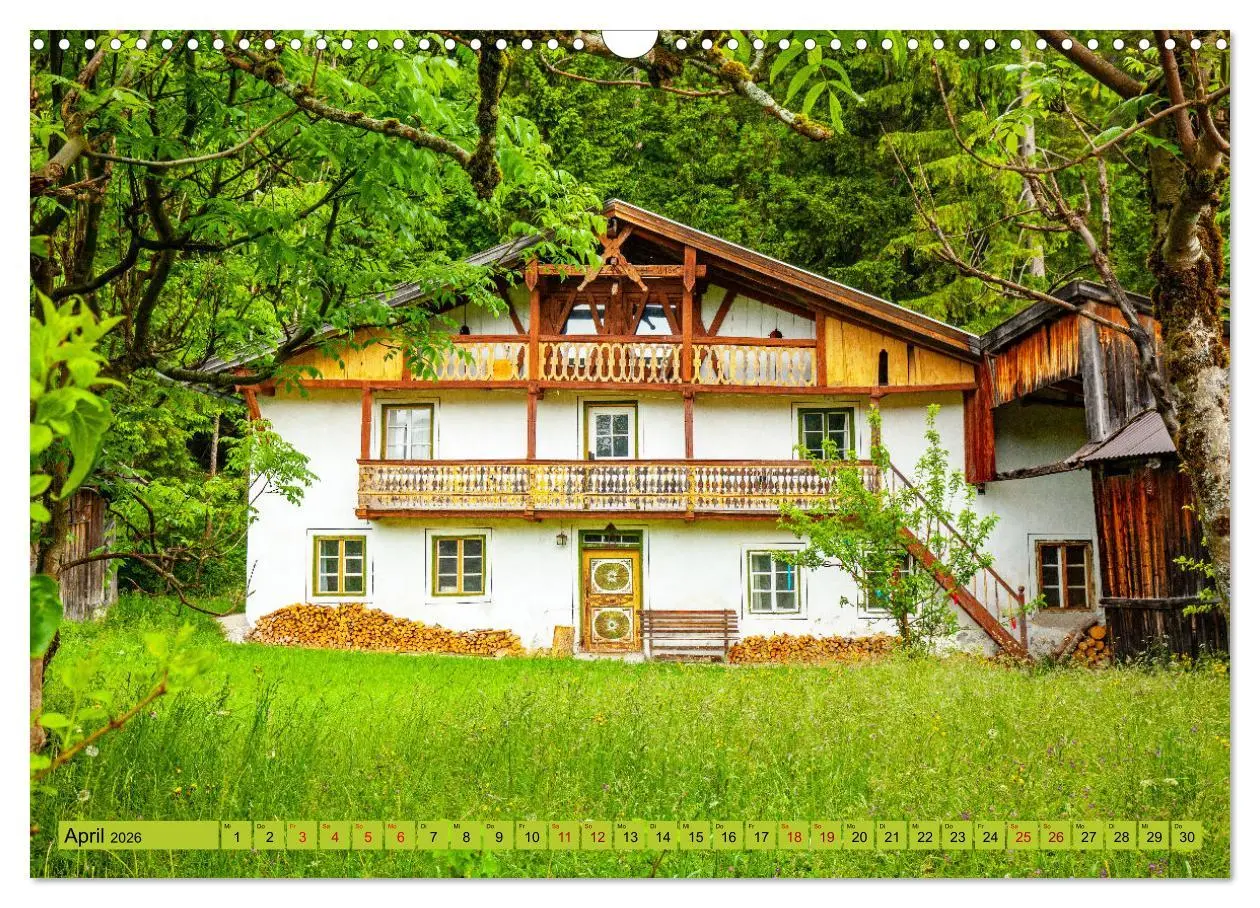 Bild: 9783457394007 | Historische Bauernhäuser im Tiroler Leutaschtal (Wandkalender 2026...
