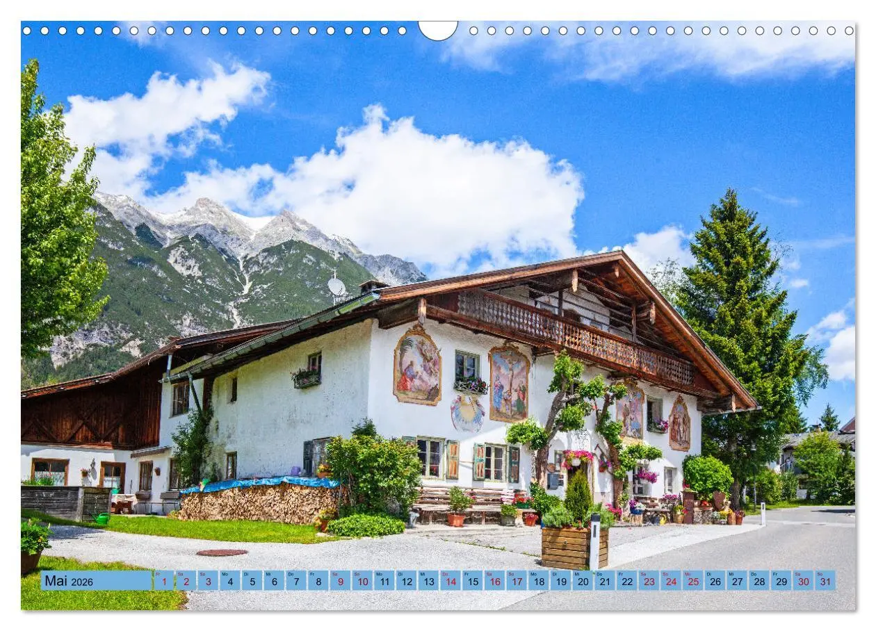 Bild: 9783457394007 | Historische Bauernhäuser im Tiroler Leutaschtal (Wandkalender 2026...