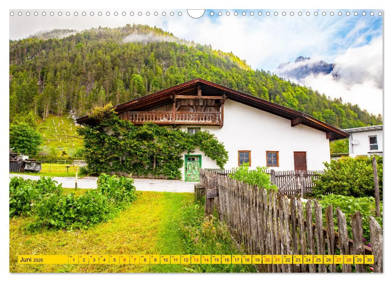 Bild: 9783457394007 | Historische Bauernhäuser im Tiroler Leutaschtal (Wandkalender 2026...