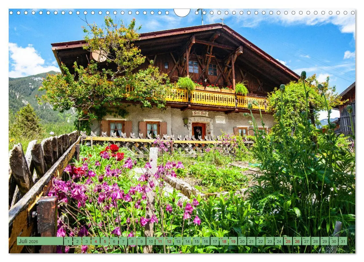 Bild: 9783457394007 | Historische Bauernhäuser im Tiroler Leutaschtal (Wandkalender 2026...