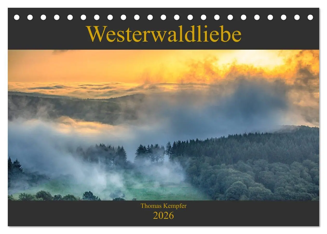 Cover: 9783457844007 | Westerwaldliebe (Tischkalender 2026 DIN A5 quer), CALVENDO...