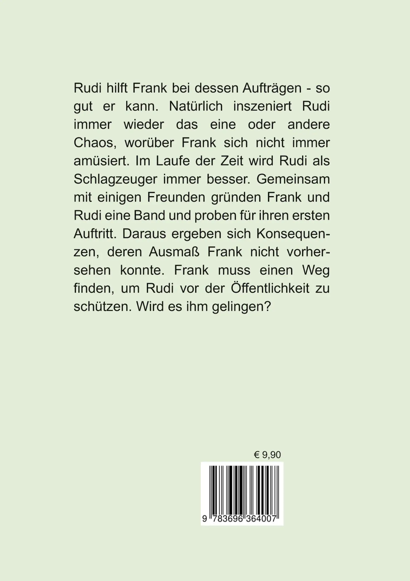 Rückseite: 9783696364007 | Rudi Rasenmäher Teil 3 | Rudis Rockband | Sabine Ehrenberg | Buch