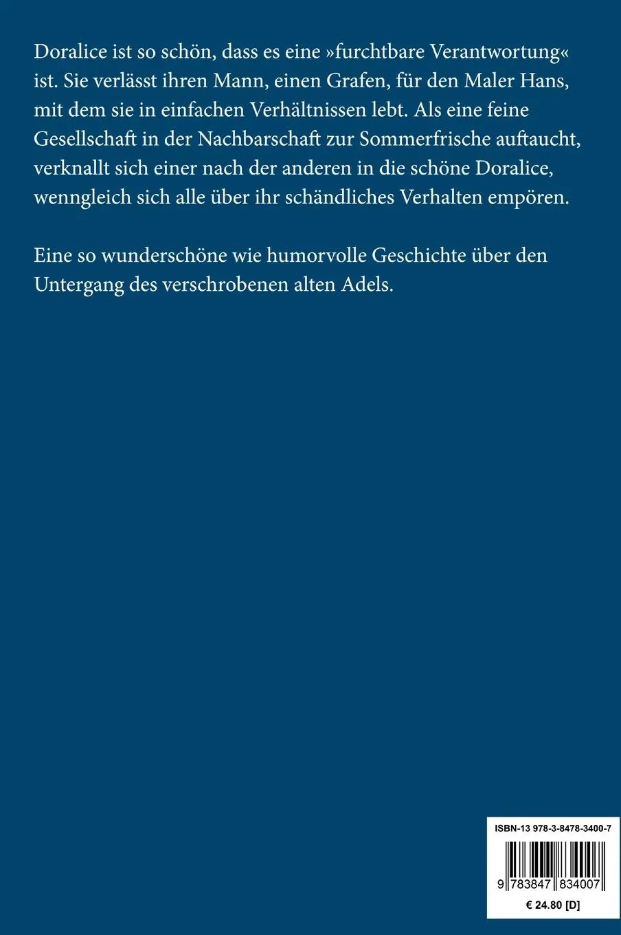 Rückseite: 9783847834007 | Wellen (Großdruck) | Eduard Von Keyserling | Buch | 152 S. | Deutsch