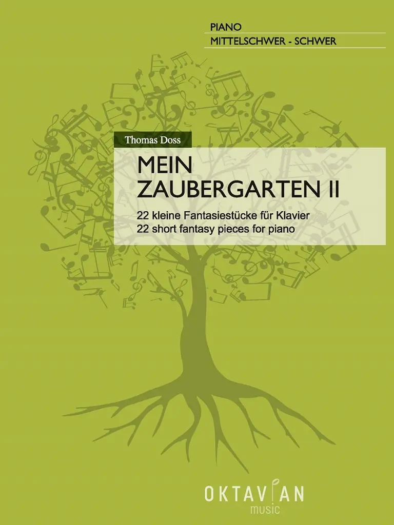 Cover: 9790700434007 | Mein Zaubergarten II | 22 kleine Fantasiestücke für Klavier | Doss