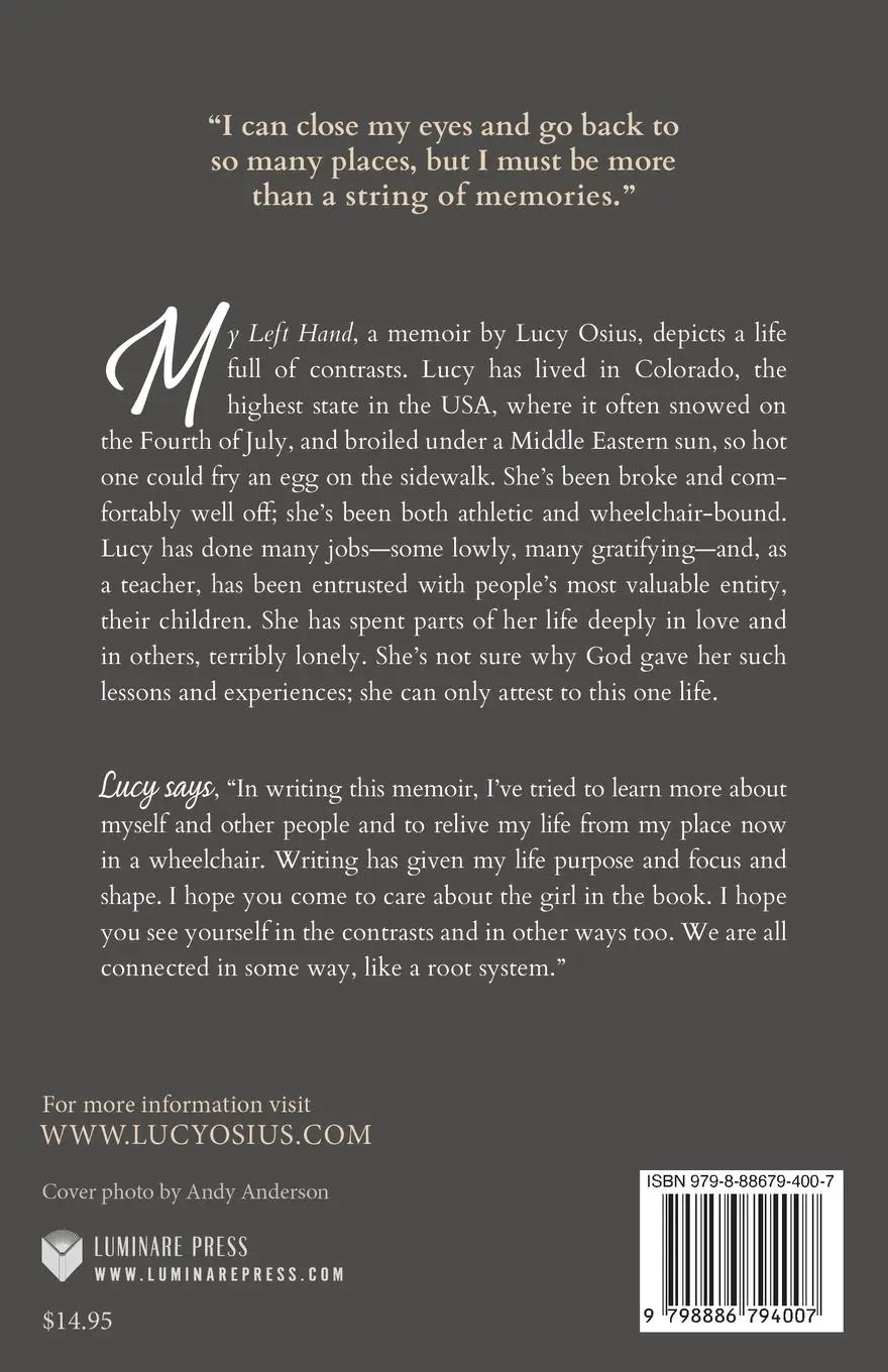 Rückseite: 9798886794007 | My Left Hand | A Memoir | Lucy Osius | Taschenbuch | Englisch | 2023