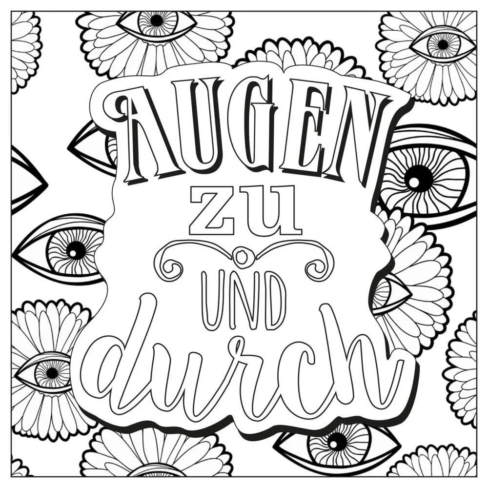 Rückseite: 4014489134107 | Not your Ernst | Ausmalen zum Abreagieren &amp; Runterkommen | Taschenbuch