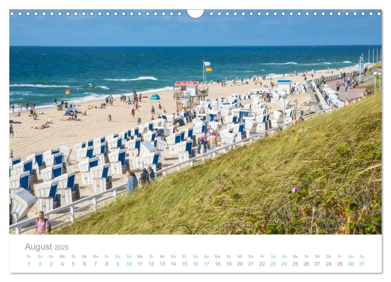 Bild: 9783457214107 | Sylt süchtig (Wandkalender 2025 DIN A3 quer), CALVENDO Monatskalender