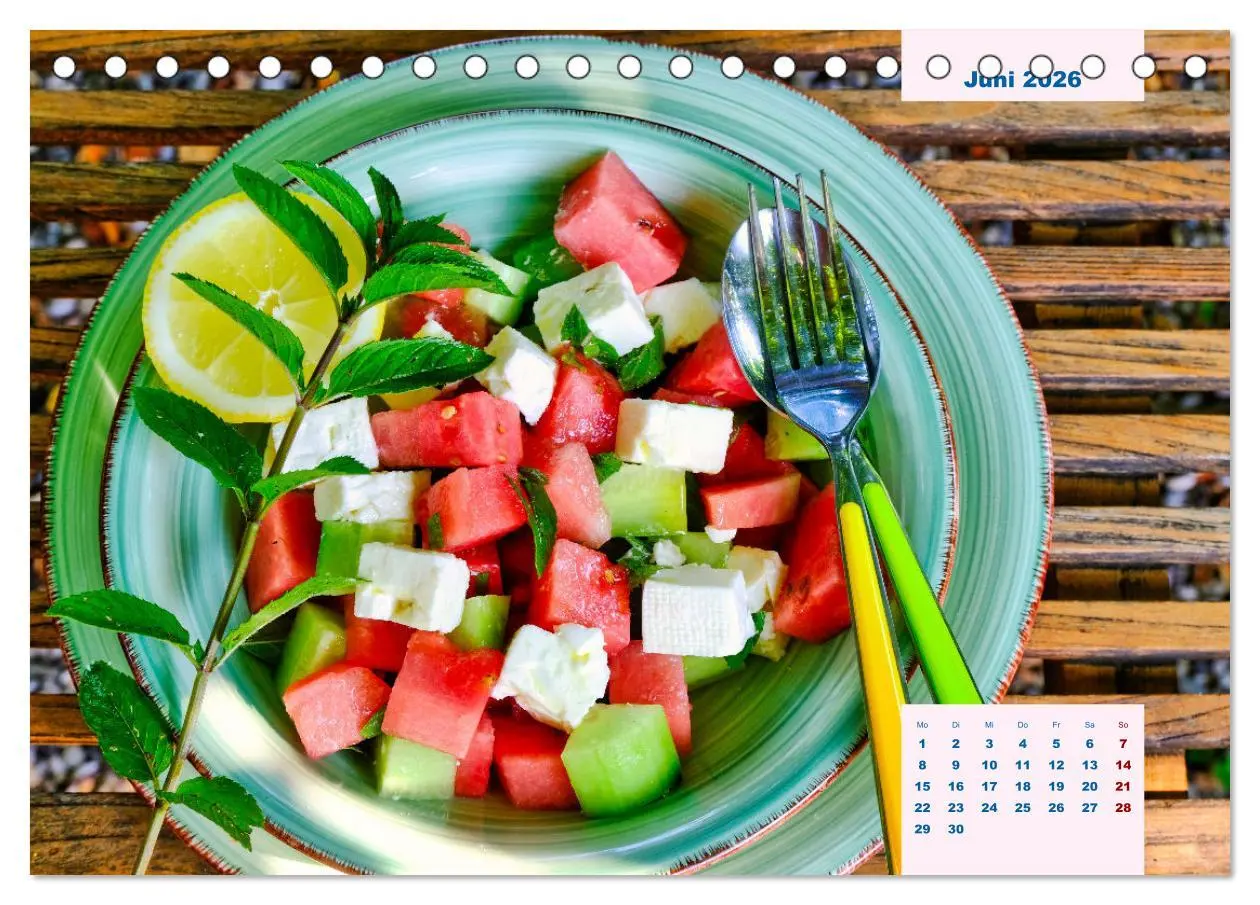 Bild: 9783457524107 | Küchenkalender Vegetarisch für Genießer 2026 (Tischkalender 2026...
