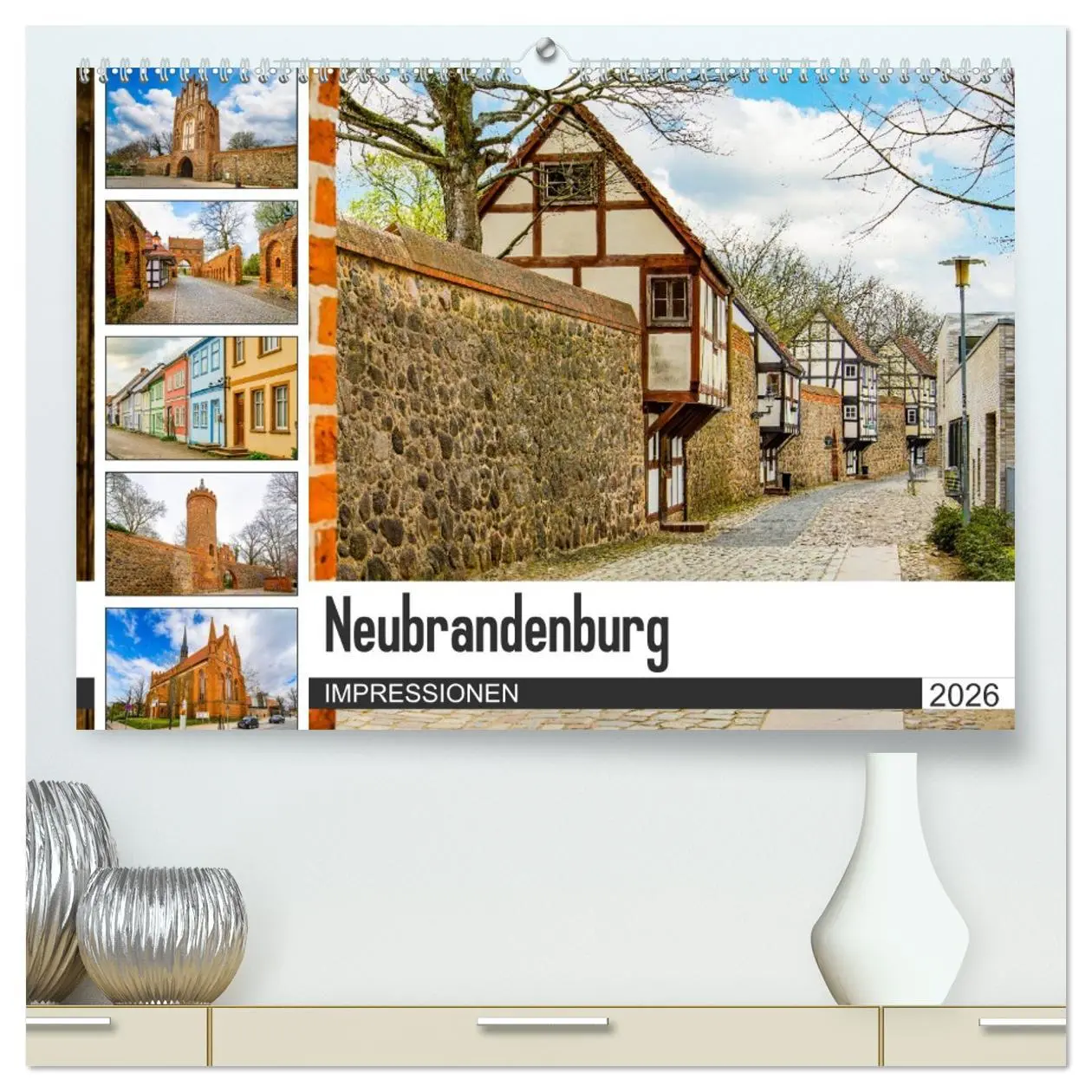 Cover: 9783457694107 | Neubrandenburg Impressionen (hochwertiger Premium Wandkalender 2026...