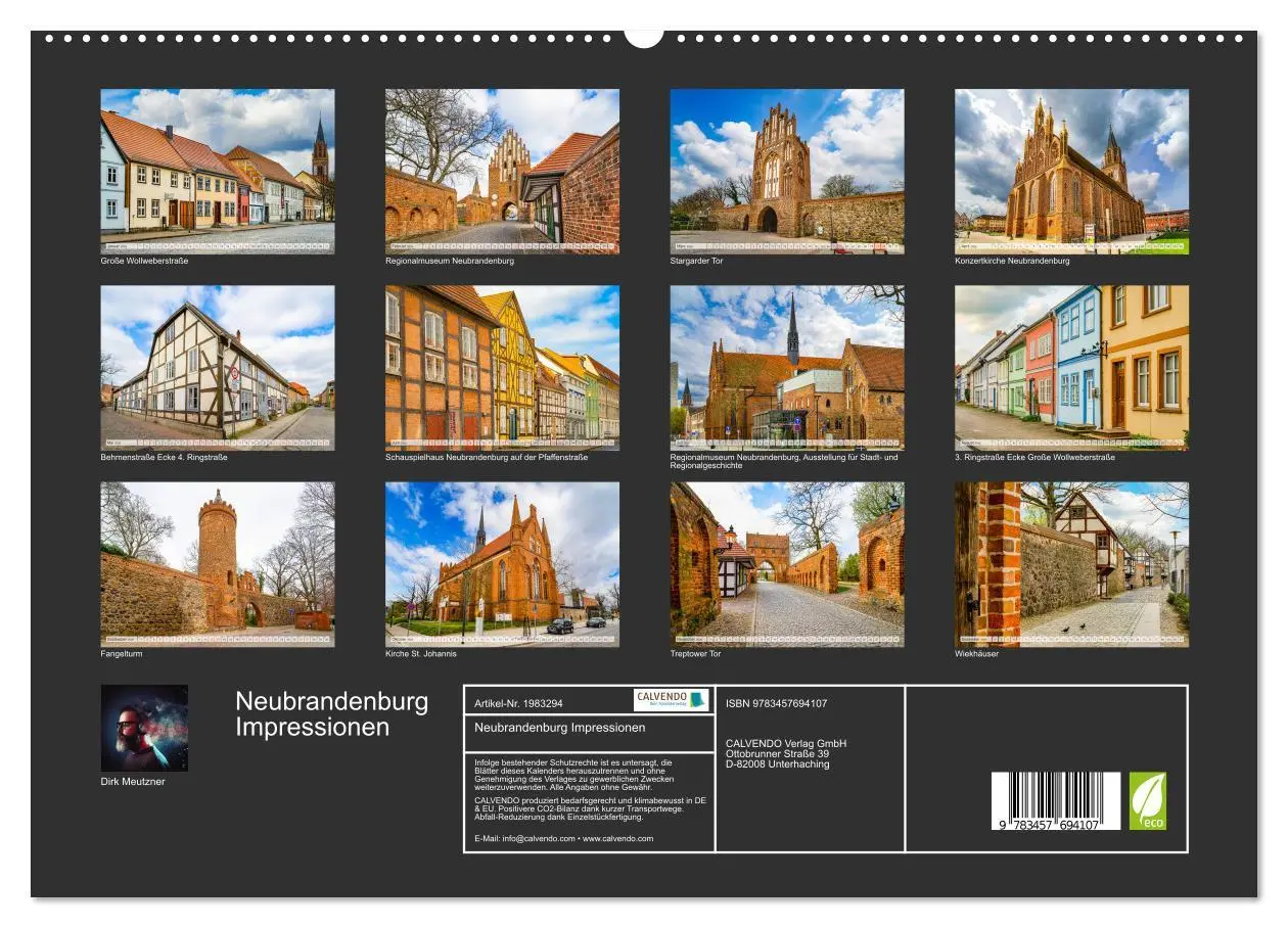 Bild: 9783457694107 | Neubrandenburg Impressionen (hochwertiger Premium Wandkalender 2026...