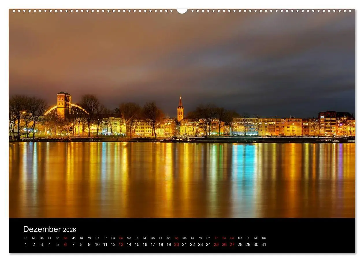 Bild: 9783516164107 | köln dunkel bunt - Die Stadt in anderem Licht! (Wandkalender 2026...