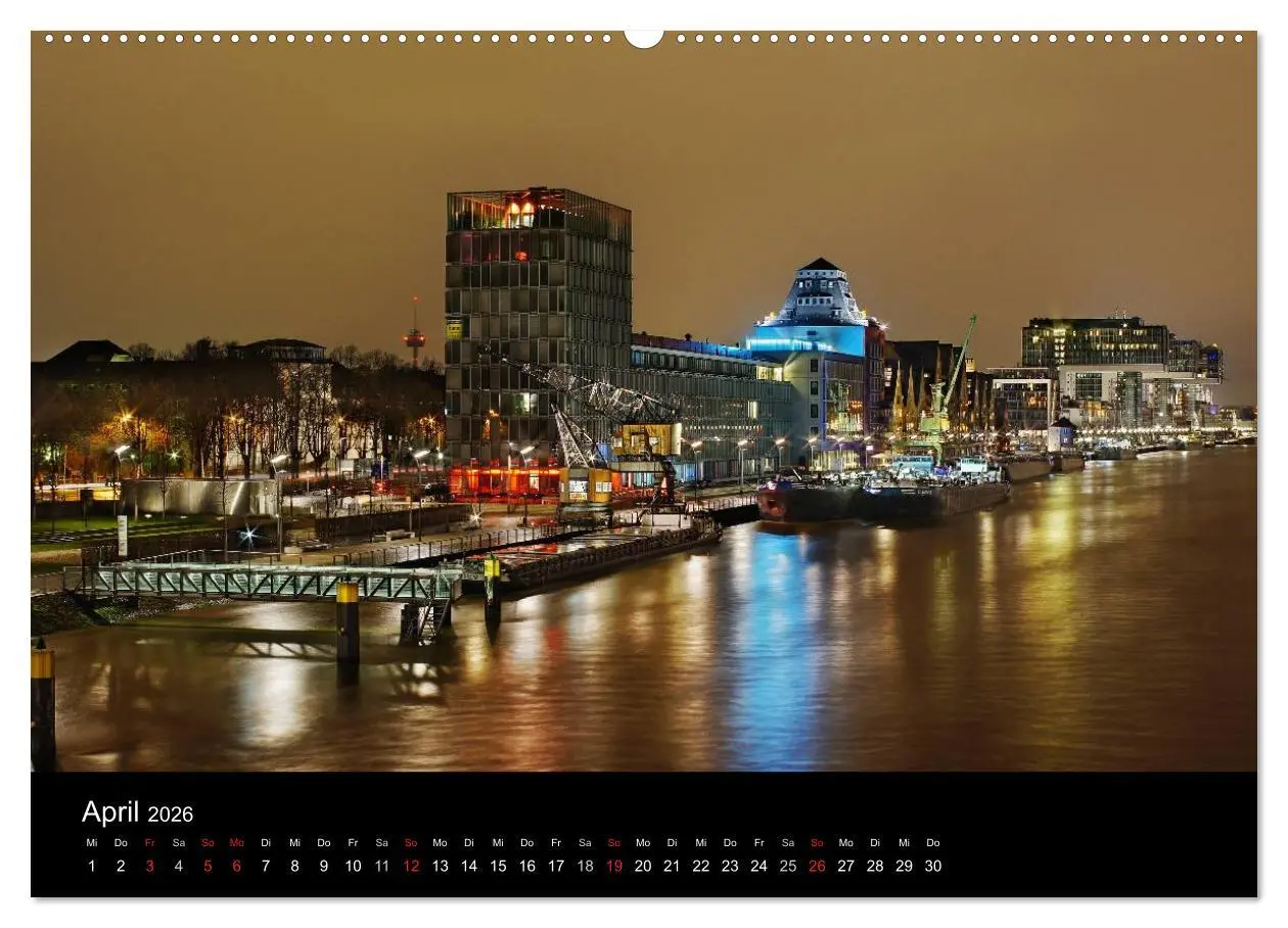 Bild: 9783516164107 | köln dunkel bunt - Die Stadt in anderem Licht! (Wandkalender 2026...