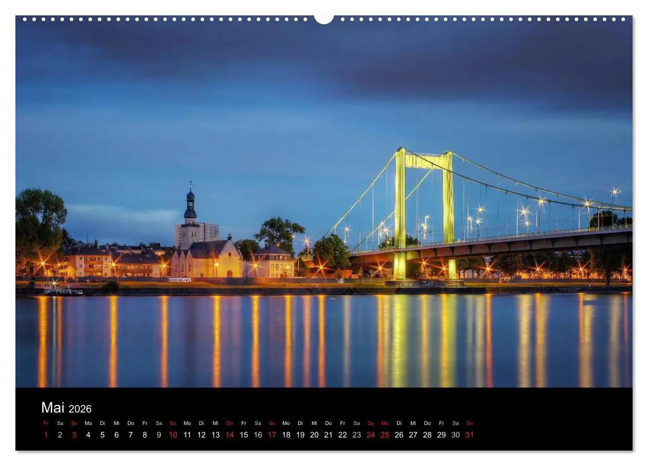Bild: 9783516164107 | köln dunkel bunt - Die Stadt in anderem Licht! (Wandkalender 2026...