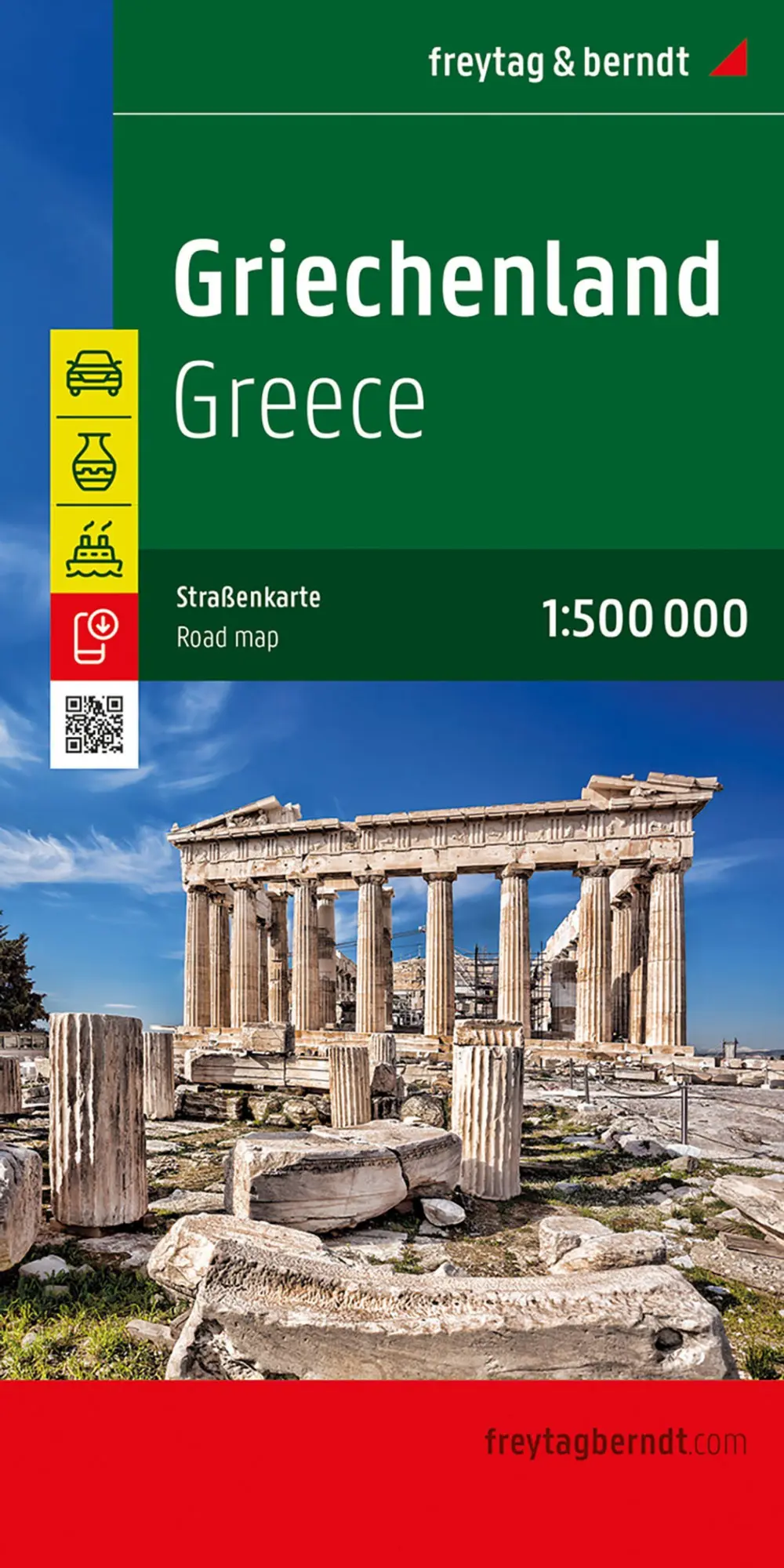 Cover: 9783707924107 | freytag &amp; berndt Straßenkarte Griechenland 1:500.000 | Berndt | 2025