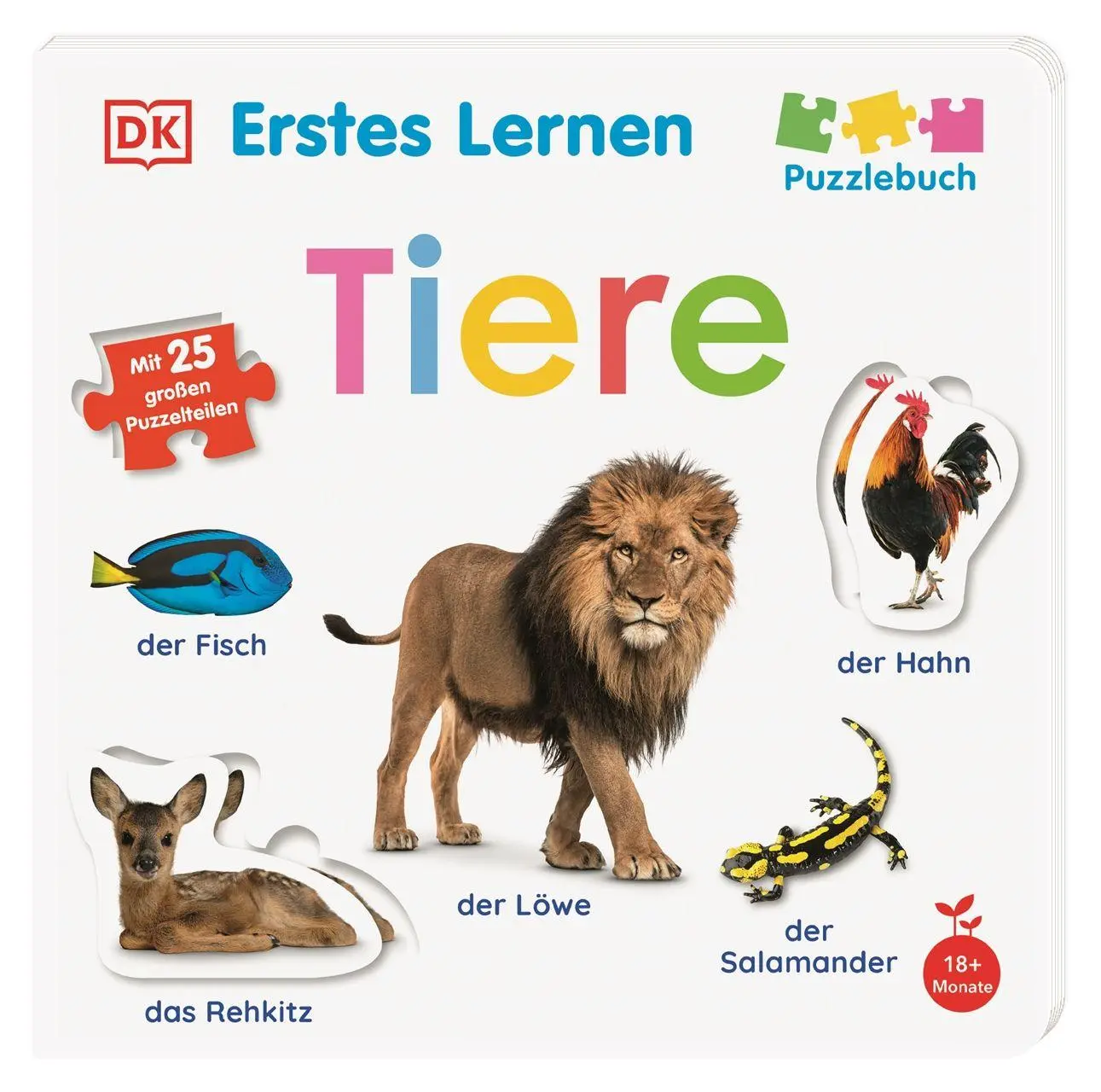 Cover: 9783831054107 | Erstes Lernen Puzzlebuch. Tiere | DK Erstes Lernen | Buch | 12 S.