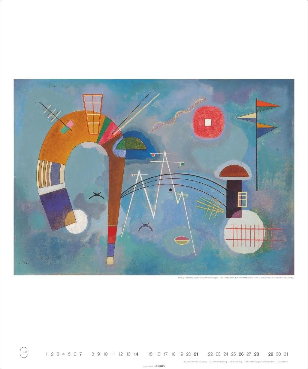 Bild: 9783839904107 | Wassily Kandinsky Edition Kalender 2027 | Wassily Kandinsky | Kalender